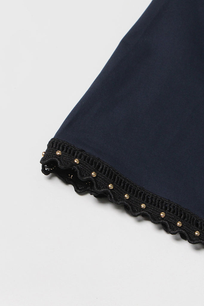 Ensemble 2 pièces avec détails en dentelle - Navy