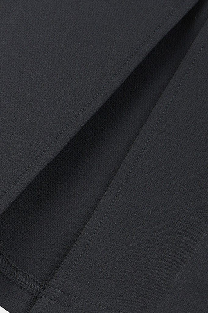 Pantalón con abertura - Negro