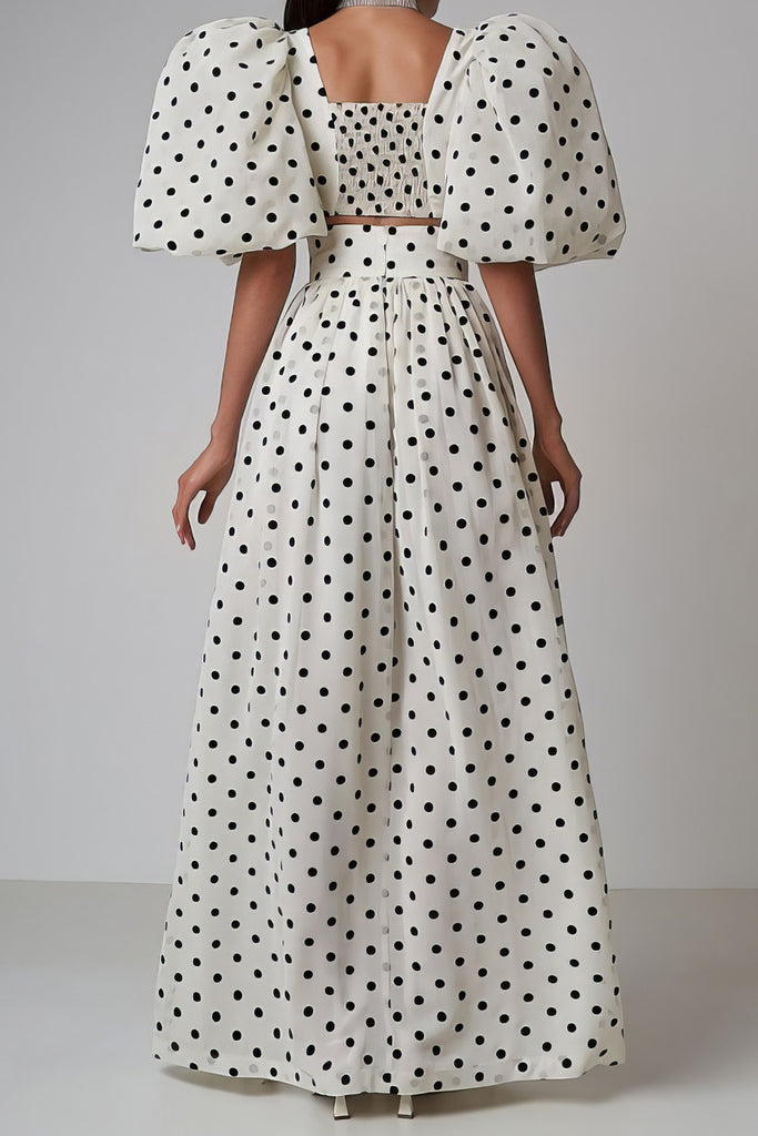 Polka Dot 2-delige set - Wit