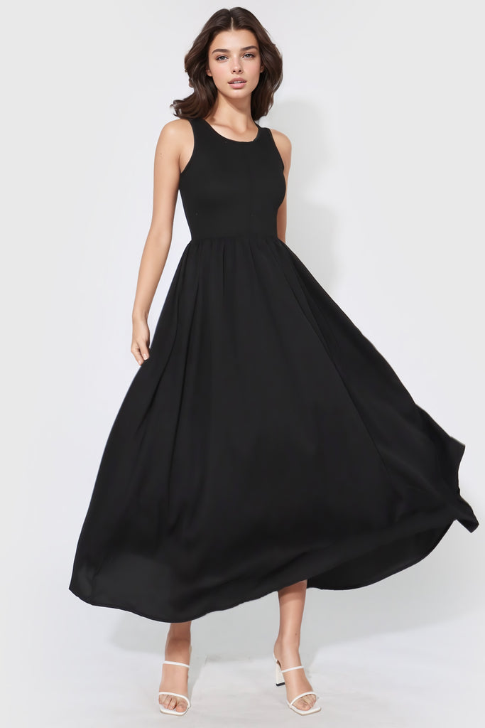 Vestido sem mangas - Preto