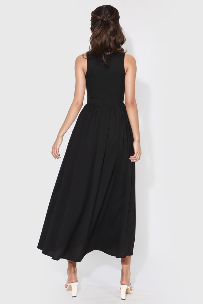 Vestido sem mangas - Preto