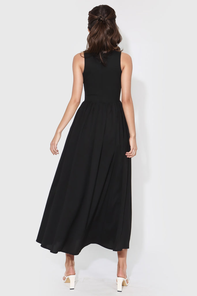 Sukienka bez rękawów - czarna