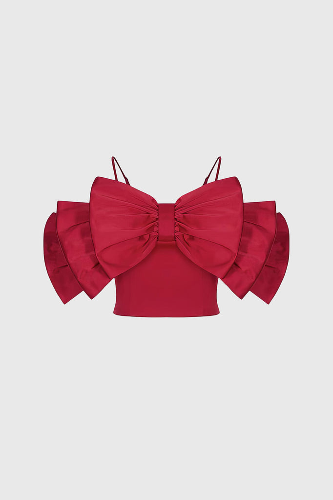 Ribbon Top - Red