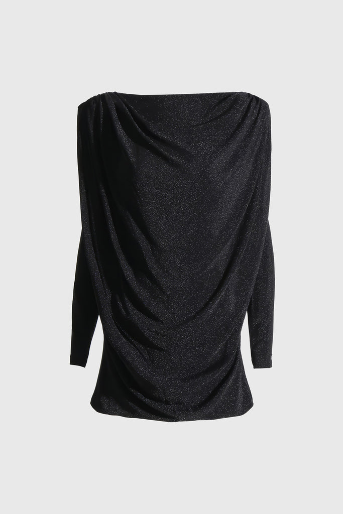 Mini robe à dos ouvert - Noir